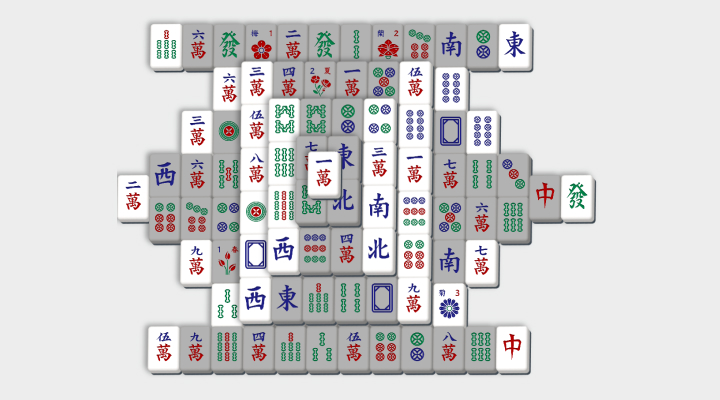 Unavailable tiles in Mahjong Solitaire