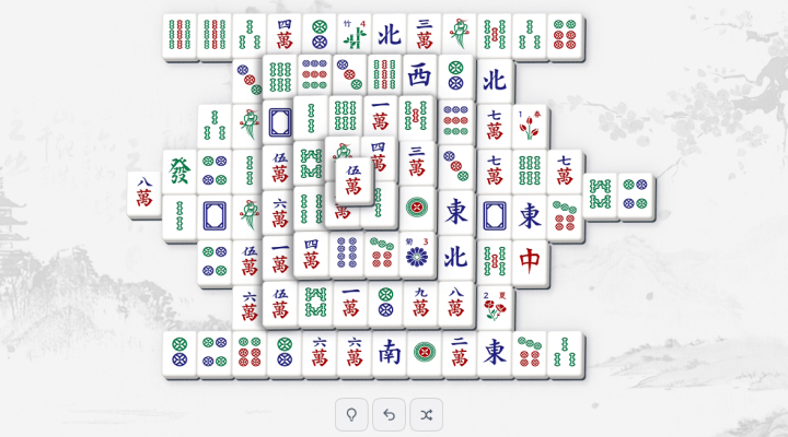 What is the trick to Mahjong Solitaire?
